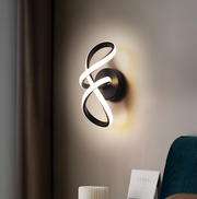 Żyrandol LED Pulse VERTEX, 24 W, falisty, zimne/ciepłe/neutralne światło, czarny