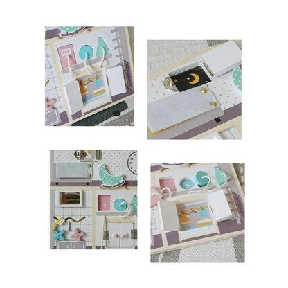 Gra edukacyjna Montessori Magiczny Dom, Drewno