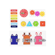 Gra edukacyjna Sesame Board Open Up, drewno