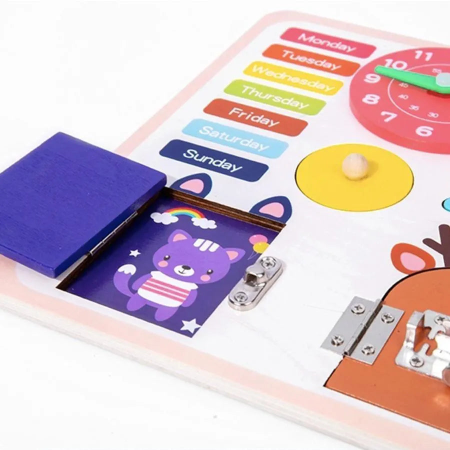 Gra edukacyjna Sesame Board Open Up, drewno