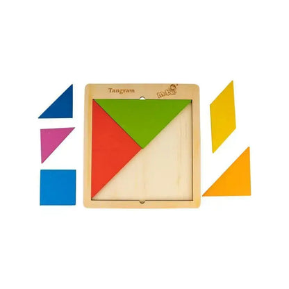 Gra edukacyjna Tangram, 8 elementów, wielokolorowa, PG-L08