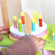 Stojak na smakołyki Little Treats, 40 elementów, wielokolorowy, drewno i tkanina