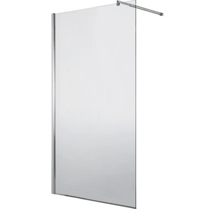 Paravan duș Walk-In 100x195 cm, sticlă securizată 8 mm, satin, profil metalic rezistent