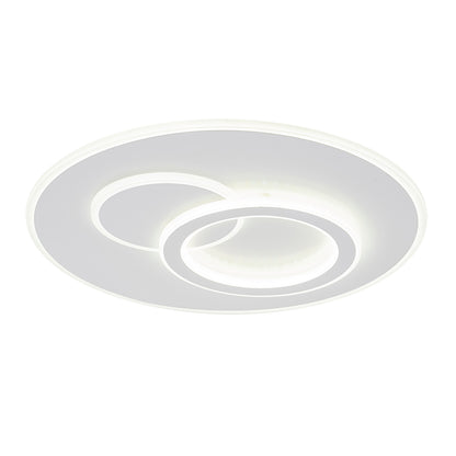 LED żyrandol z pilotem Nolux Luminosa, 120W, 3 kół, zimno/gorące/neutralne światło, niestabilne, białe