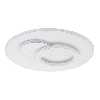LED żyrandol z pilotem Nolux Luminosa, 120W, 3 kół, zimno/gorące/neutralne światło, niestabilne, białe