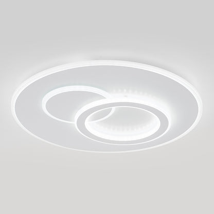 LED żyrandol z pilotem Nolux Luminosa, 120W, 3 kół, zimno/gorące/neutralne światło, niestabilne, białe