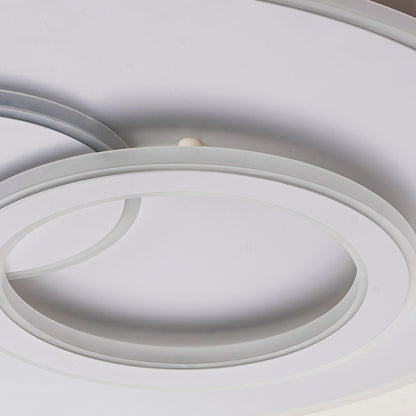 LED żyrandol z pilotem Nolux Luminosa, 120W, 3 kół, zimno/gorące/neutralne światło, niestabilne, białe