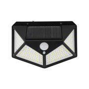 Lampa Solarna z Czujnikiem Ruchu, 100 Diod LED, 20 W, IP.65, Czarna