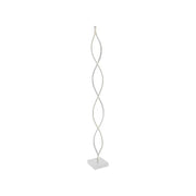Lampa podłogowa LED Piscius, 120 W, zimne/ciepłe/neutralne światło, metal i akryl, biały