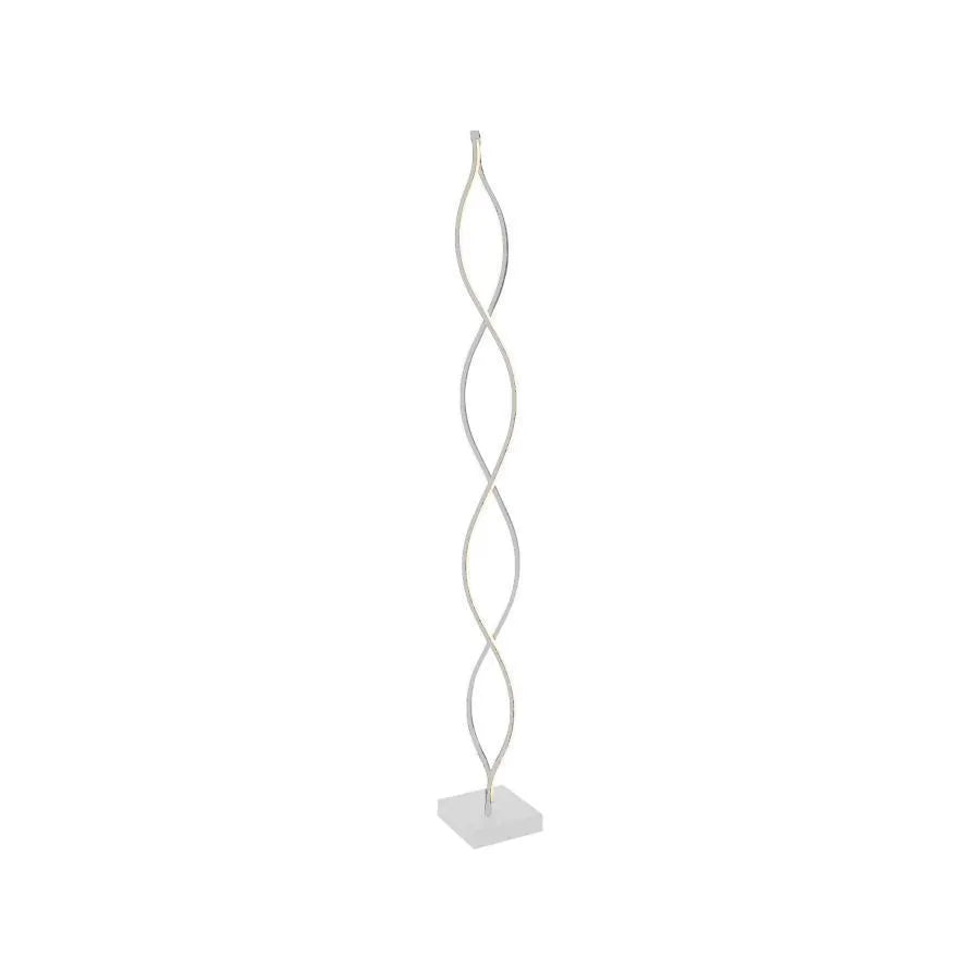 Lampa podłogowa LED Piscius, 120 W, zimne/ciepłe/neutralne światło, metal i akryl, biały