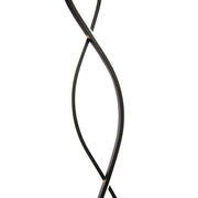 Lampa podłogowa LED Piscius, 120 W, zimne/ciepłe/neutralne światło, metal i akryl, czarny