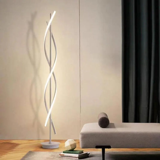 Lampa LED Upsilon, 48W, 3000K/4000K/6000K, metal i akryl, biała