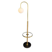 Lampa podłogowa Rodney 1x E27 białe złoto