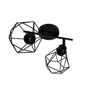 Żyrandol Aerope, 2x E27, Metal, Czarny 