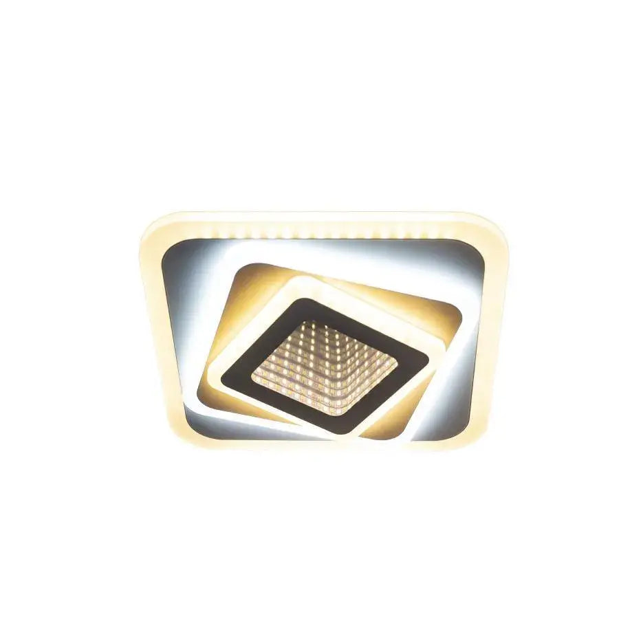 Żyrandol LED NEXA Square 3D, 36W, biały, zimne/ciepłe/neutralne światło