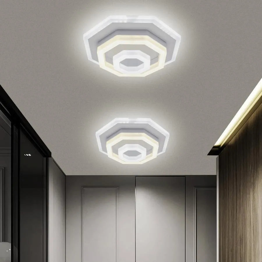 Żyrandol LED ADELINE 24W, średnica 20 cm, światło zimne/ciepłe/neutralne, kolor biały