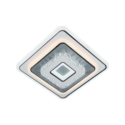 Żyrandol LED z kryształem ARABELA 35W, światło zimne/ciepłe/neutralne, biały