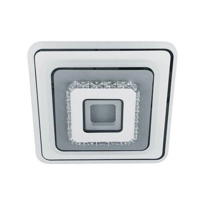 Żyrandol LED z kryształem ARABELA 35W, światło zimne/ciepłe/neutralne, biały