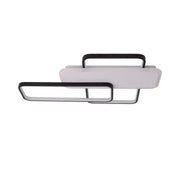 Żyrandol LED z pilotem CAROLINA 76W, 3 elementy, światło zimne/ciepłe/neutralne, ściemnialny, czarny