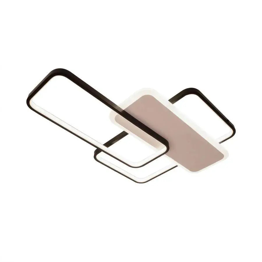 Żyrandol LED z pilotem CAROLINA 76W, 3 elementy, światło zimne/ciepłe/neutralne, ściemnialny, czarny