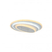 Żyrandol LED NEXA 3D 36W, owalny, światło zimne/ciepłe/neutralne, biały