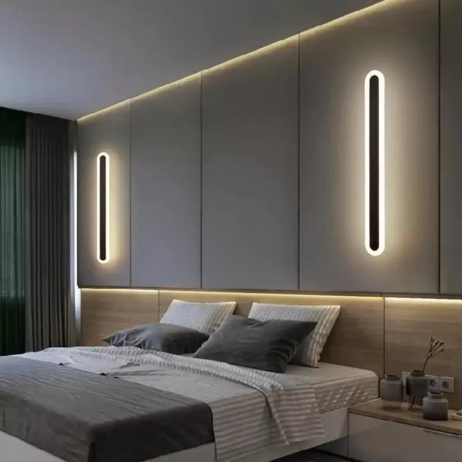 Żyrandol LED Cassius 24W Czarny Biały