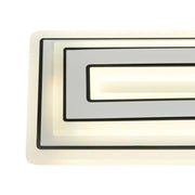 Żyrandol LED CHLOE 100 W, liniowy, światło zimne/ciepłe/neutralne, czarno-biały