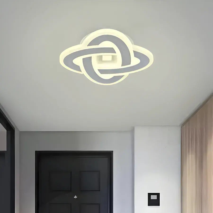 Żyrandol LED CRINELLA 19W, średnica 20 cm, światło zimne/ciepłe/neutralne, kolor biały