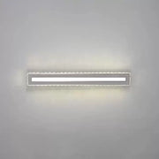 Żyrandol LED z kryształem PIERCE 35W, liniowy, światło zimne/ciepłe/neutralne, srebrny