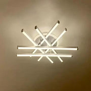 Żyrandol LED z pilotem Drake 188W ściemnialny srebrny biały