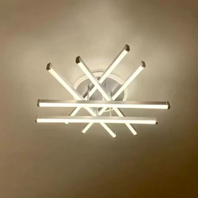 Żyrandol LED z pilotem Drake 188W ściemnialny srebrny biały