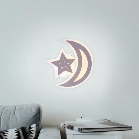 Żyrandol LED ELLY 36W, Księżyc i Gwiazda, Światło Zimne/Ciepłe/Neutralne, Brązowy Żyrandol LED Domyślny tytuł Alessandro Design