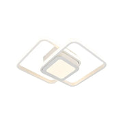 Żyrandol LED DUOFORM 36W, 3 kwadraty, światło zimne/ciepłe/neutralne, biały