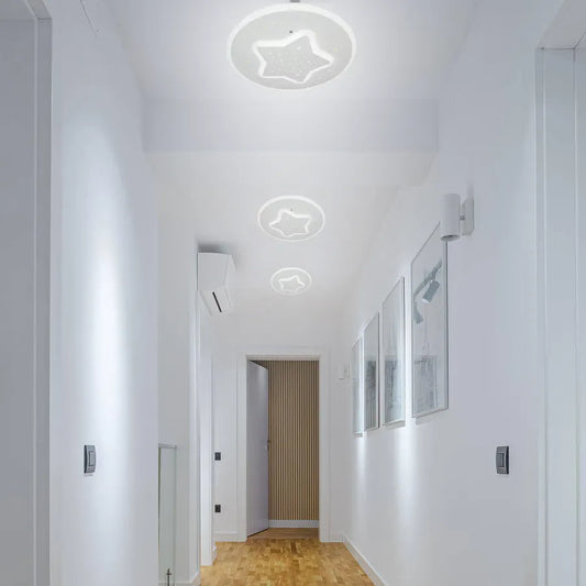 Żyrandol LED HEATH STEA, 30W, średnica 20cm, światło neutralne, kolor biały