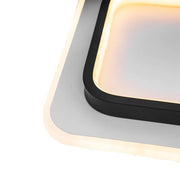 Żyrandol LED Khai 20W Czarny Biały