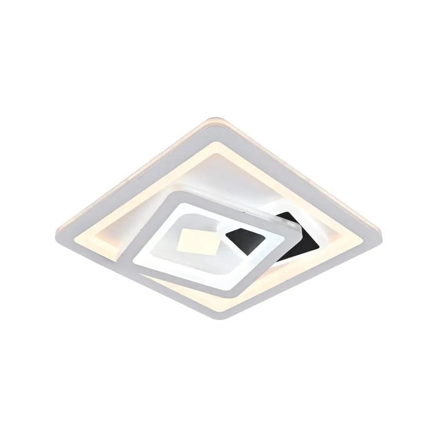 Żyrandol LED Juliette 36W Czarny Biały 