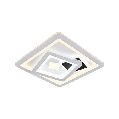 Żyrandol LED Juliette 36W Czarny Biały 