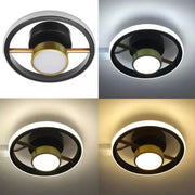 Żyrandol LED KEIKO 46W, zimne/ciepłe/neutralne światło, czarny
