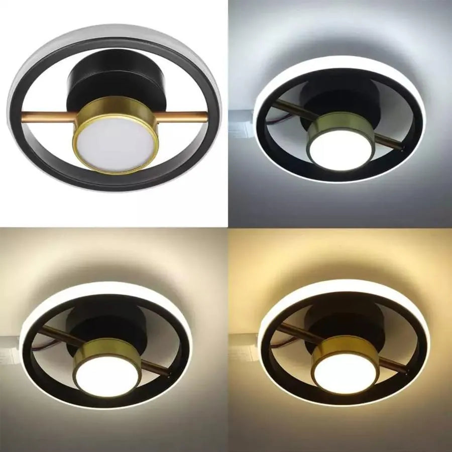 Żyrandol LED KEIKO 46W, zimne/ciepłe/neutralne światło, czarny