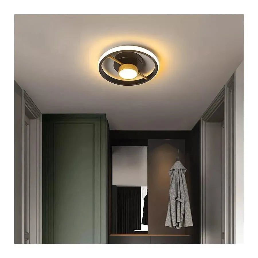 Żyrandol LED KEIKO 46W, zimne/ciepłe/neutralne światło, czarny