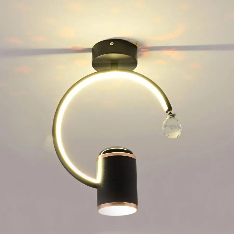 Żyrandol LED Kenia 34W Czarny