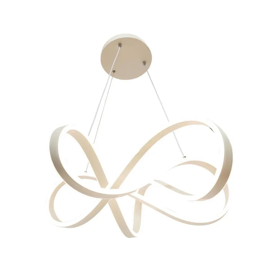 Żyrandol wiszący INFINITY Halo LED z pilotem, 138 W, regulowana wysokość, zimne/ciepłe/neutralne światło, ściemnialny, biały