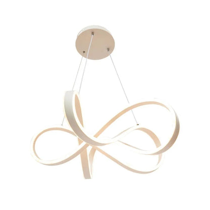 Żyrandol wiszący INFINITY Halo LED z pilotem, 138 W, regulowana wysokość, zimne/ciepłe/neutralne światło, ściemnialny, biały