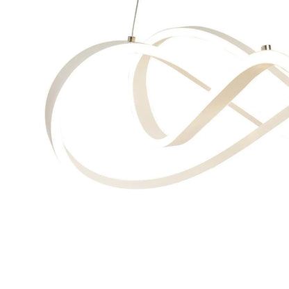 Żyrandol wiszący INFINITY Halo LED z pilotem, 138 W, regulowana wysokość, zimne/ciepłe/neutralne światło, ściemnialny, biały