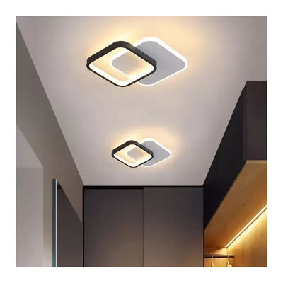Żyrandol LED MARCELO 30W, Światło zimne/ciepłe/neutralne, czarno-białe
