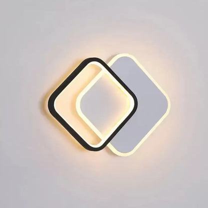 Żyrandol LED MARCELO 30W, Światło zimne/ciepłe/neutralne, czarno-białe