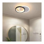 Żyrandol LED MARIO 24W, Światło zimne/ciepłe/neutralne, czarno-białe