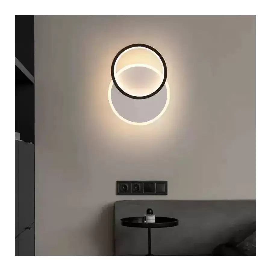 Żyrandol LED MARIO 24W, Światło zimne/ciepłe/neutralne, czarno-białe