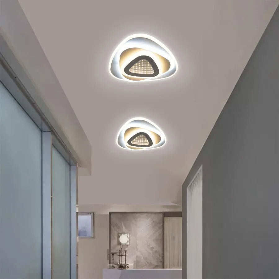 Żyrandol LED NEXA Triangle 3D 36W, biały, zimne/ciepłe/neutralne światło