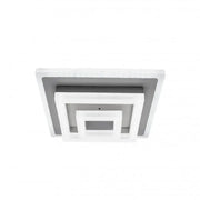 Żyrandol LED MEDEEA 24W, średnica 26 cm, kwadratowy, światło zimne/ciepłe/neutralne, biały
